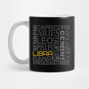 Libra Zodiac Montage Mug